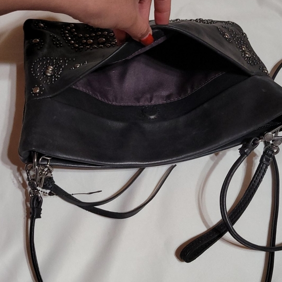 The Sak Black Leather Studs Purse - Picture 5 of 7